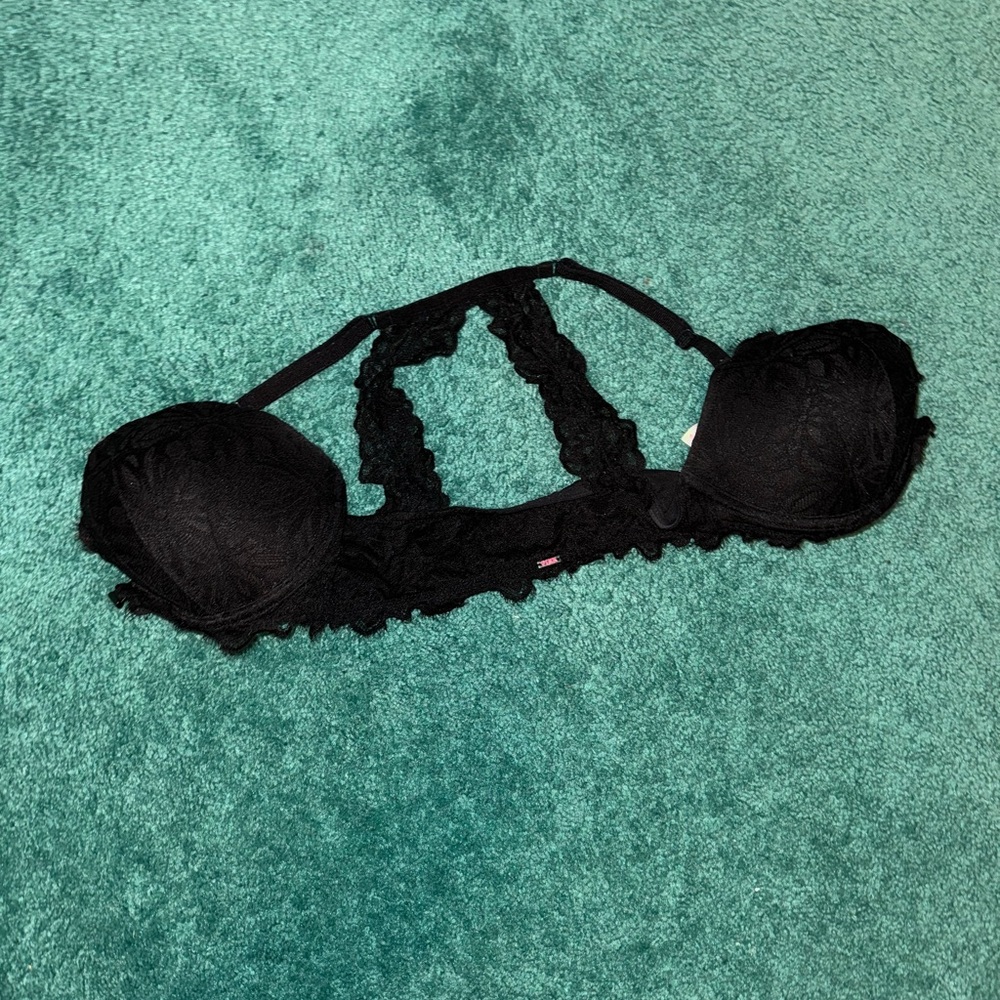 Elegant Black Lace Bra